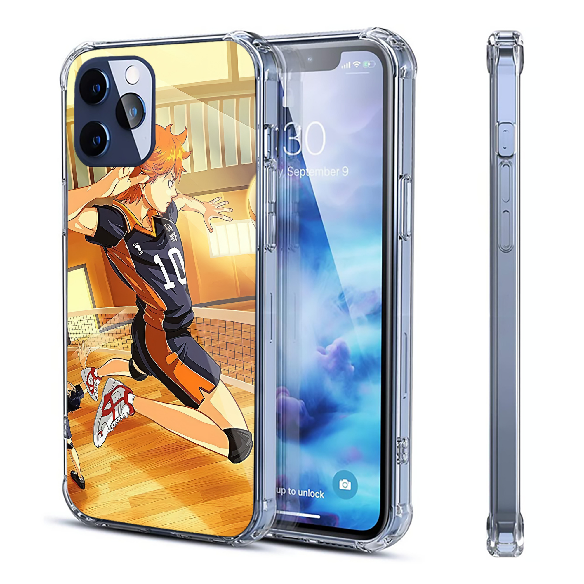 （画像用） ハイキュー!! Haikyu!! 【iPhone 12シリーズ対応】透明スマホケース（クリアソフトケース）